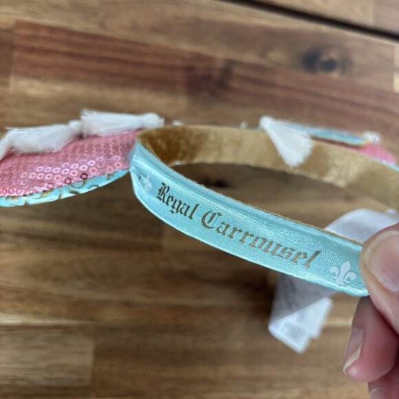 AUTHENTIC Disney Mickey Mouse Main attraction headband Charming Regal Carrousel - Picture 6 of 7